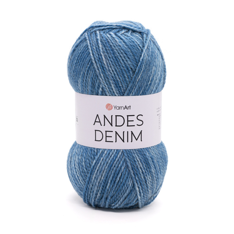 Andes Denim priadza 3 x 150 g Andes Denim priadza 3 x 150 g