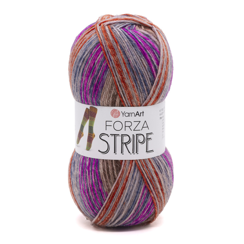 Forza Stripe garn 5 x 100 g Forza Stripe garn 5 x 100 g