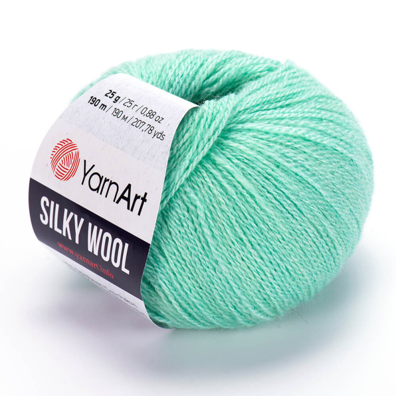 Silky Wool garn 10 x 25 g